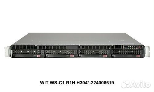 Сервер Supermicro WIT WS-C1.R1H.H304-224006619