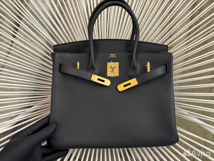 Сумка Hermes Birkin 30 Noir Togo