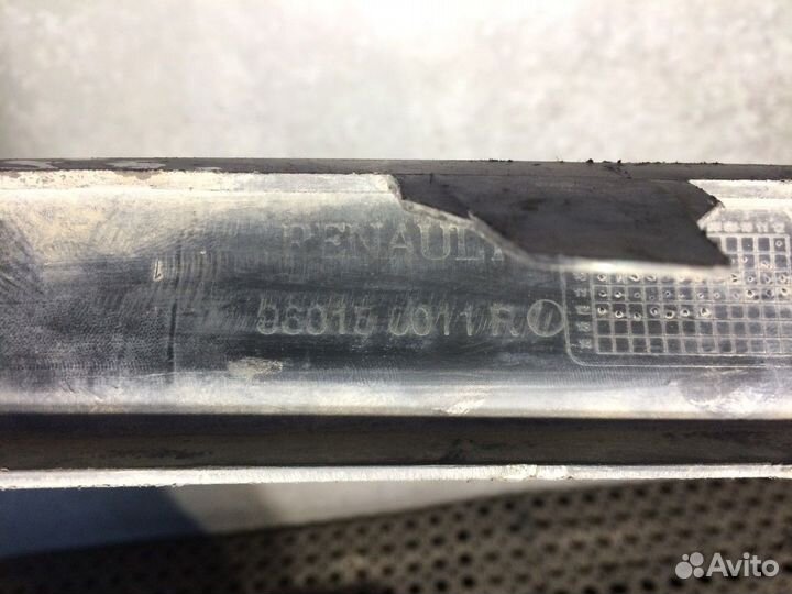 Спойлер бампера переднего Renault Fluence