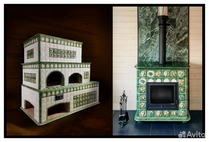 Изразцовый камин