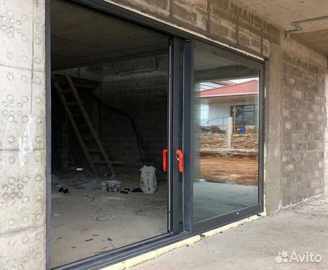 Окна алюминиевые / остекление дома под ключ