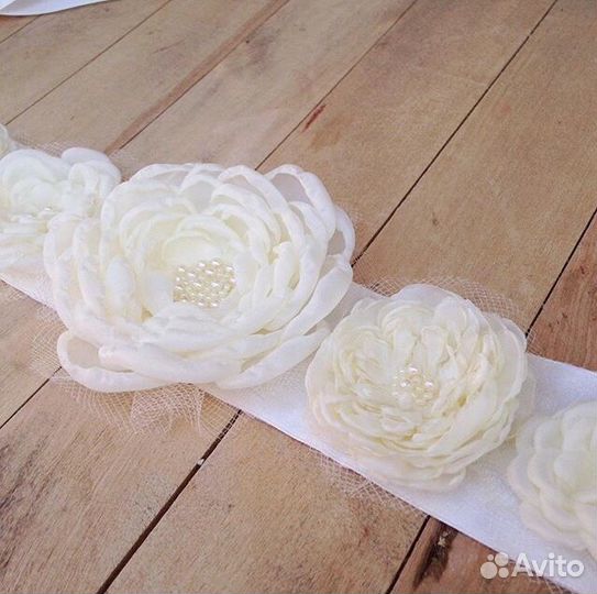 Пояс с цветами