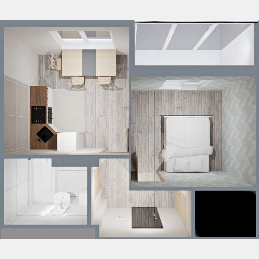 2-к. квартира, 40,7 м², 1/4 эт.