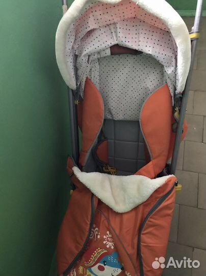 Санки коляска ника kids