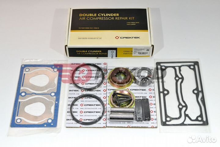 Ремкомплект компрессора 2-цилиндровый createk