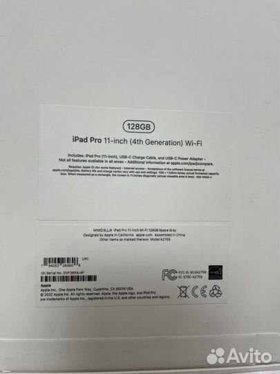 iPad pro 11 2022 128gb