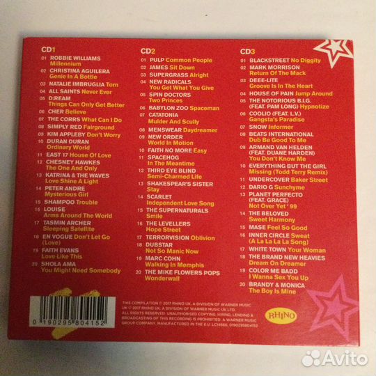 Smash Hits The 90s- 3CD Various,2017,UK