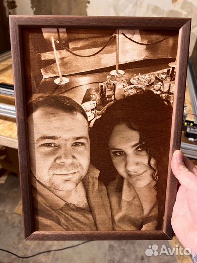 Выжигание портретов на дереве