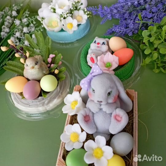 Пасхальные сувениры из мыла