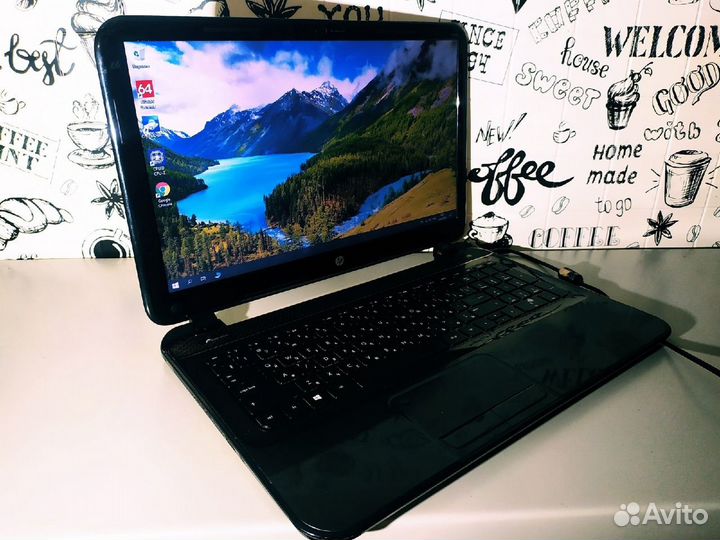 HP 15-b129er - A4-4 Поколения \ 4 Озу \ 320 HDD