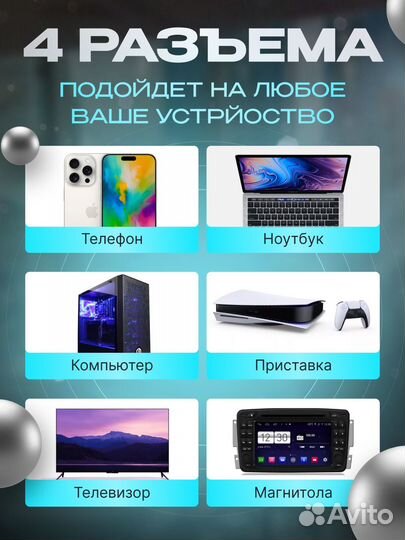 Usb флешка для iPhone 4в1