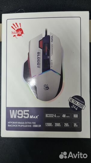 Игровая мышь Мышь A4tech Bloody W95 Max