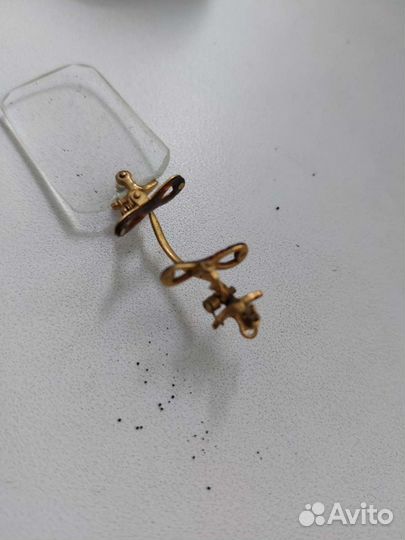 Позолоченные очки -пенсне до 1917 г