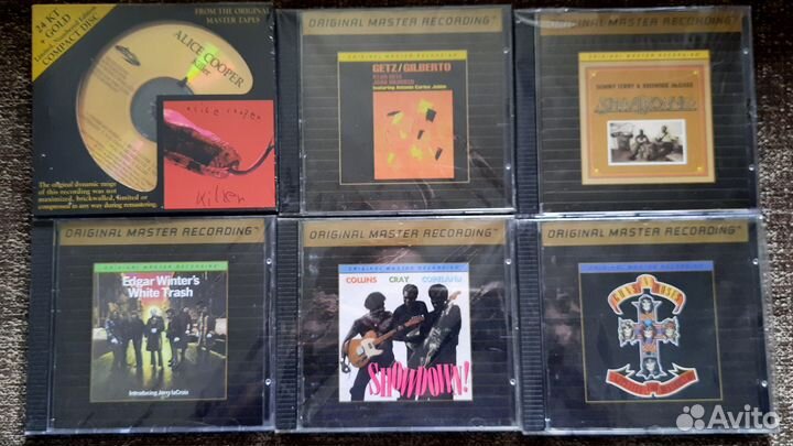 Audiophile CD 24 Karat Gold / Platinum SHM-CD