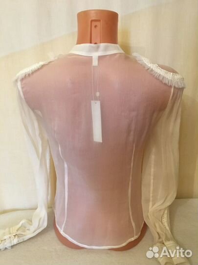 Блуза натур шёлк 42-44 роскошная