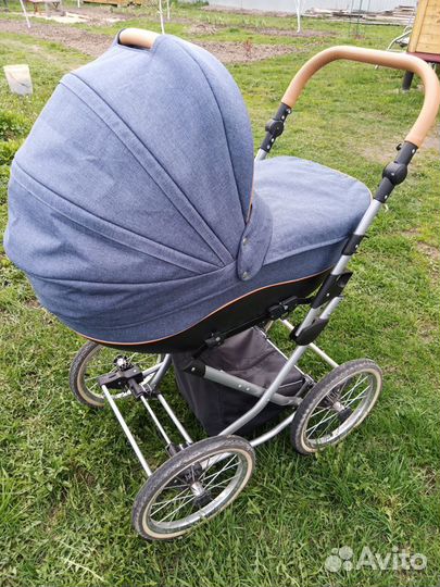 Детская коляска 2 в 1 lonex parrilla jeans