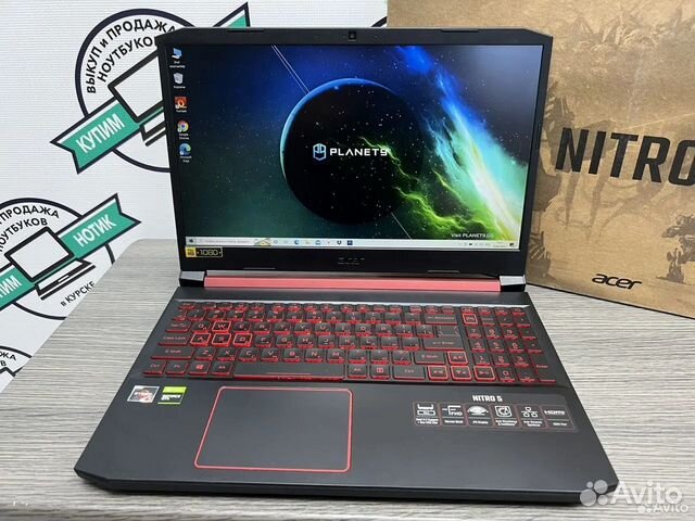 Игровой Acer Nitro Ryzen 5 8Gb DDR4 GTX1650 SSD
