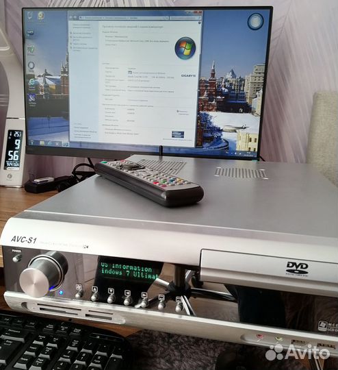 Системный блок i3 Мультимедийный пультом. TV и FM