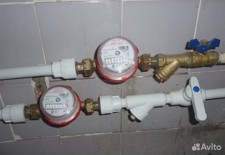 Поверка, замена, пломбировка счетчиков воды