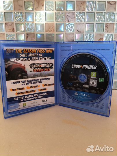 Игра на PS4 snow runner