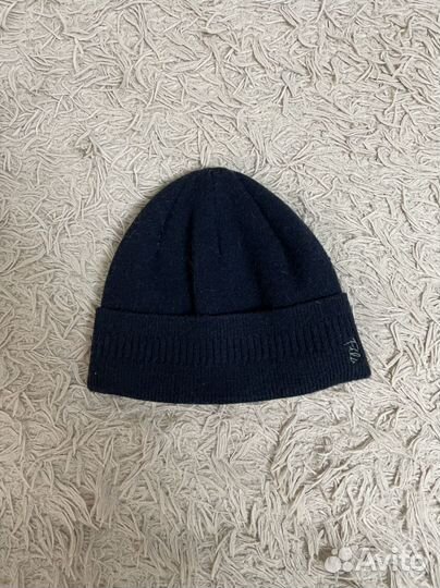 Зимняя мужская шапка синяя