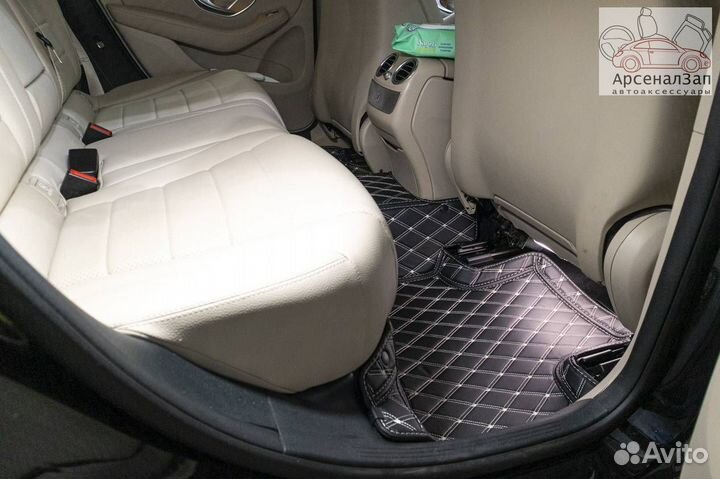 Коврики Mercedes-Benz GLC 220d из экокожи Престиж