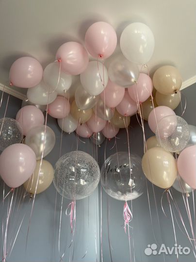 Шары на выписку девочки из роддома