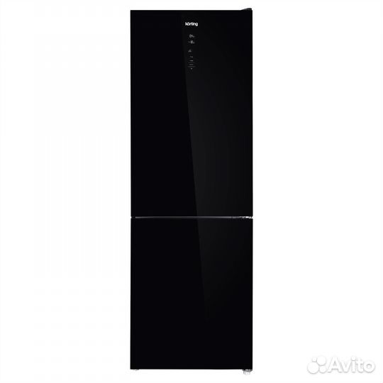 Холодильник черный с No frost