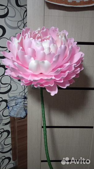 Цветы из изолона светильник