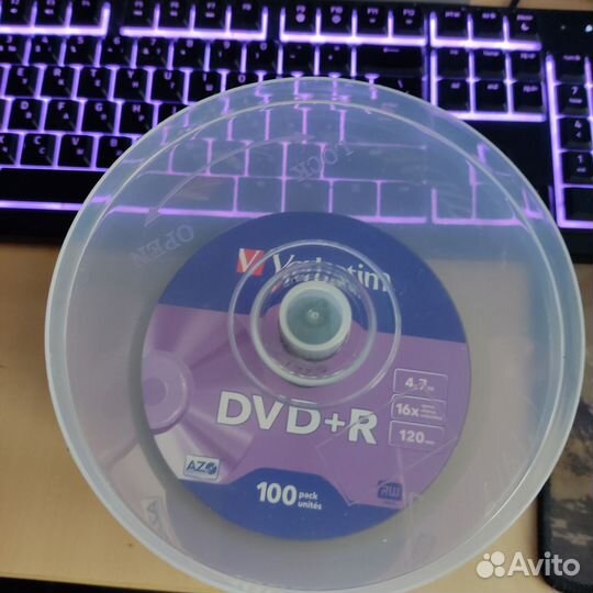 Диски (Болванки) Verbatim DvD+R 4.7 Gb