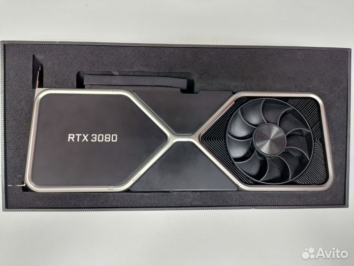 Nvidia RTX 3080 Founders Edition (+гарантия 6 мес)