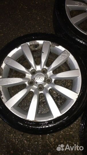 Диски R18 Mitsubishi в сборе с резиной лето