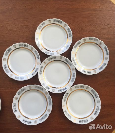 Тарелки фарфоровые винтаж СССР