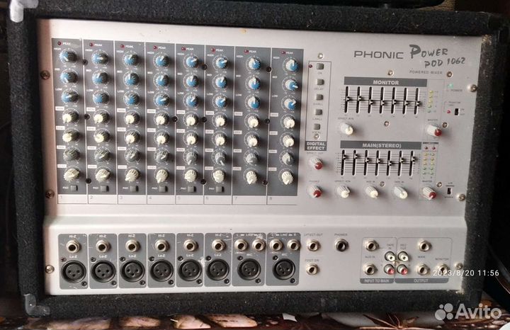 Усилитель (микшер) phonic Power POD 1062,колонки
