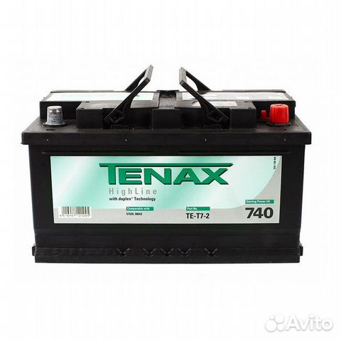80Ah Аккумулятор 12V 6ст-80.0 Tenax 740A
