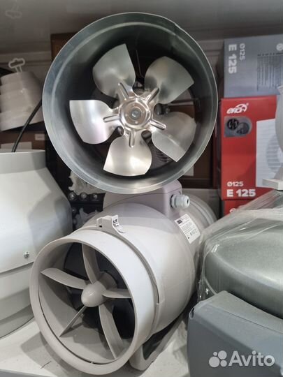 Вентиляторы производственные и бытовые