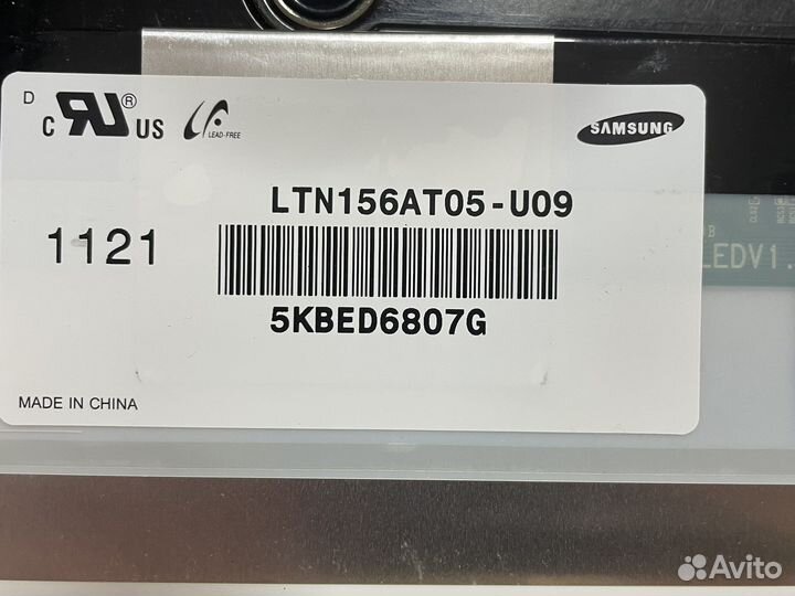 Матрица 15,6 40pin LTN156AT05-U09