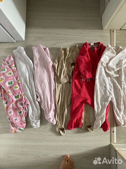 Пакет вещей на девочку 68-74
