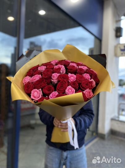 51шт Роза микс