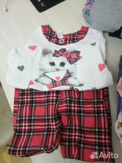 Пакет детских вещей для девочки. Р. 110