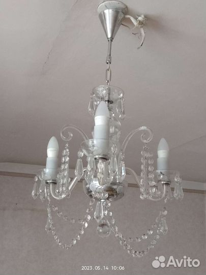 Люстра потолочная подвесная бу