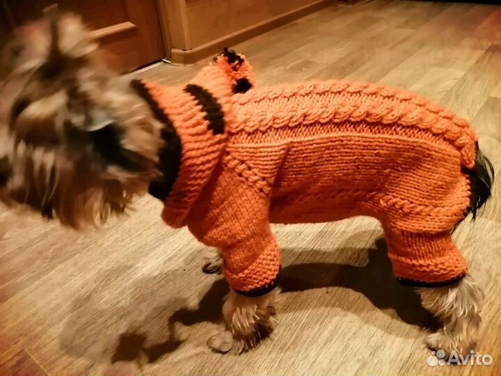 Вязаная одежда для собак на заказ