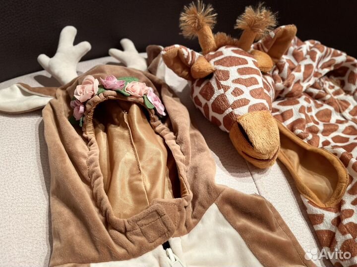 Костюм олененка и жирафа 1-3года прокат