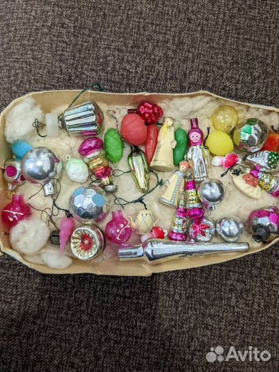 Набор елочных игрушек СССР Малютка