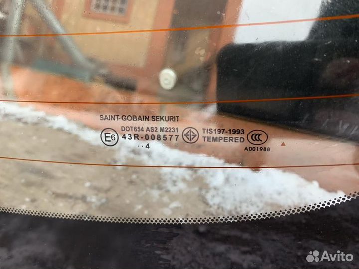 Стекло заднее Mazda Mazda 3 BK 2002-2009 BK