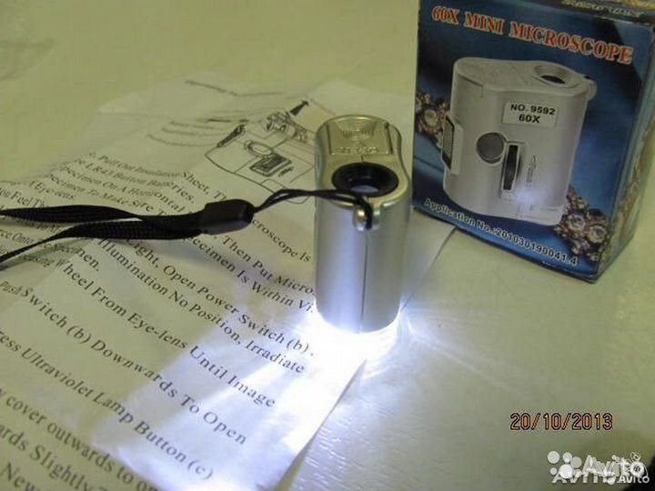 Микроскоп мини 60X новый