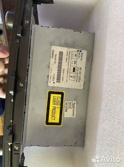 Автомагнитола toyota оригинал