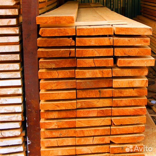 Доска строганная 45х90х6000мм, сосна