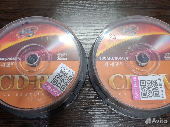 Диски CD-RW новые