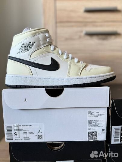 Nike Air Jordan 1 Mid Coconut Milk 9W